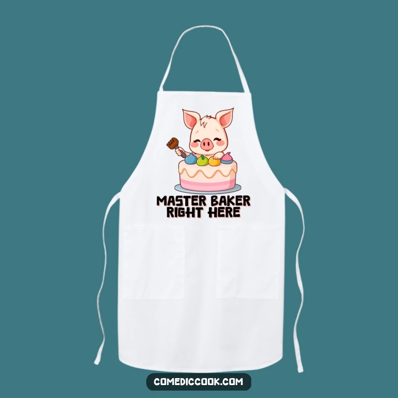 Funny Piglet Apron: Hilarious Kitchen Wear for Bakers