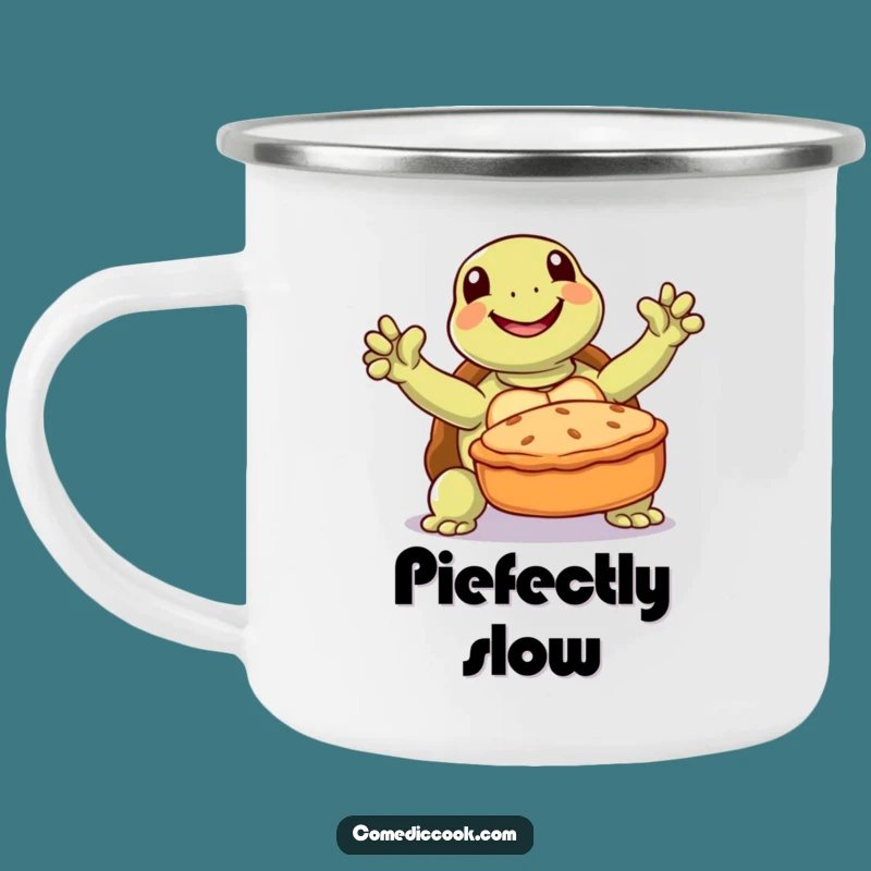 Funny Turtle Baker Camping Mug: Pie and Patience Outdoors