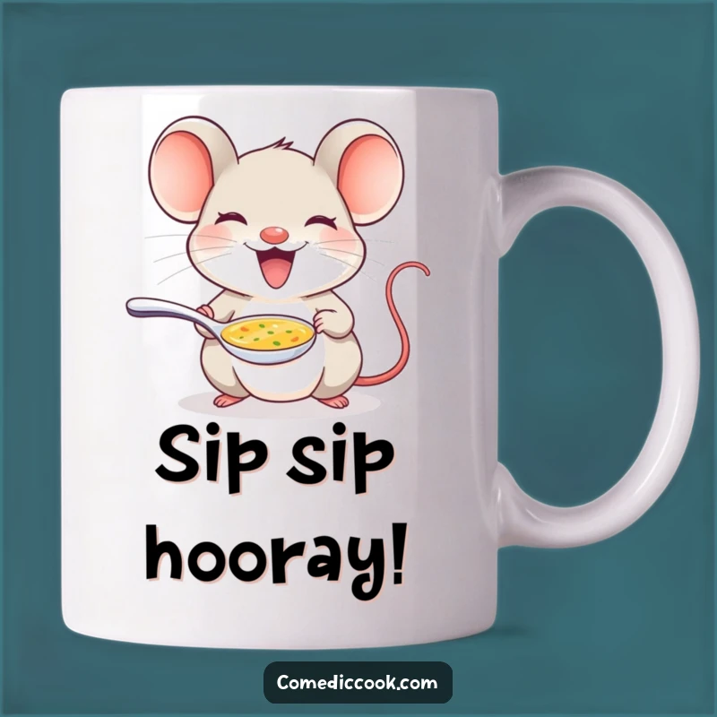 Funny Mouse Chef Mug: Perfect Humorous Gift for Foodies