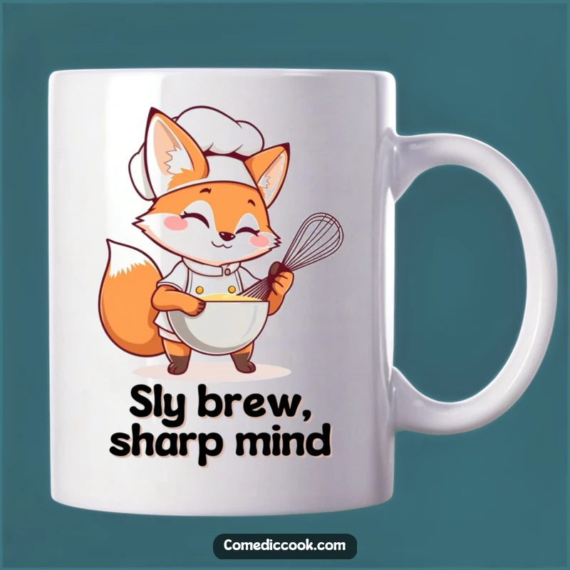 Funny Fox Chef Mug: A Witty Gift for Foodies & Clever Cooks
