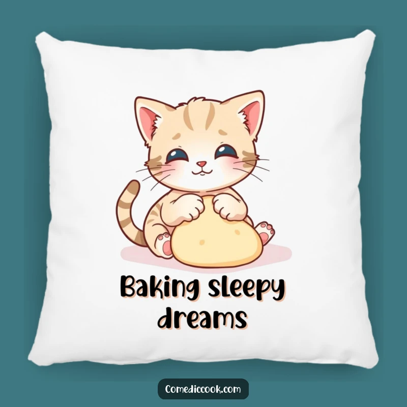 Cozy Funny Kitten Baker Pillow: Comfort and Playful Charm