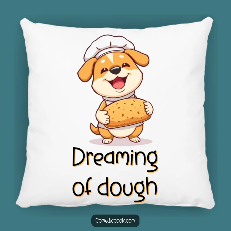 Funny Dog Chef Pillow: Cozy Comfort Meets Canine Baking Humor!