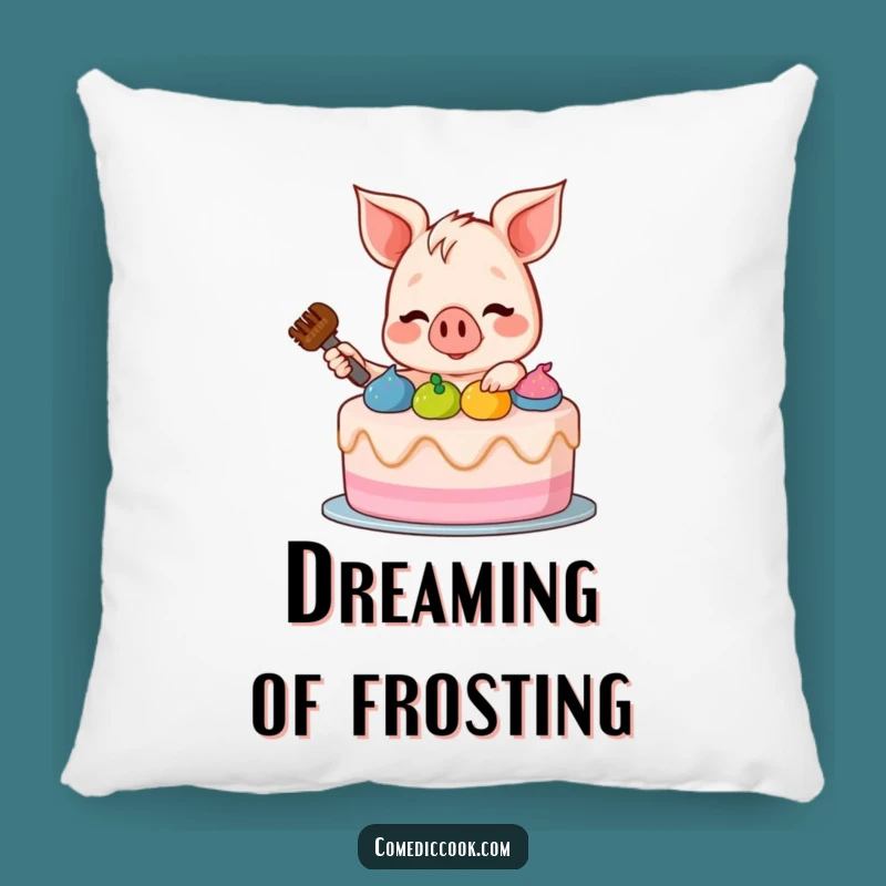 Funny Piglet Pillow: Cozy and Hilarious Cake Decorating Accent