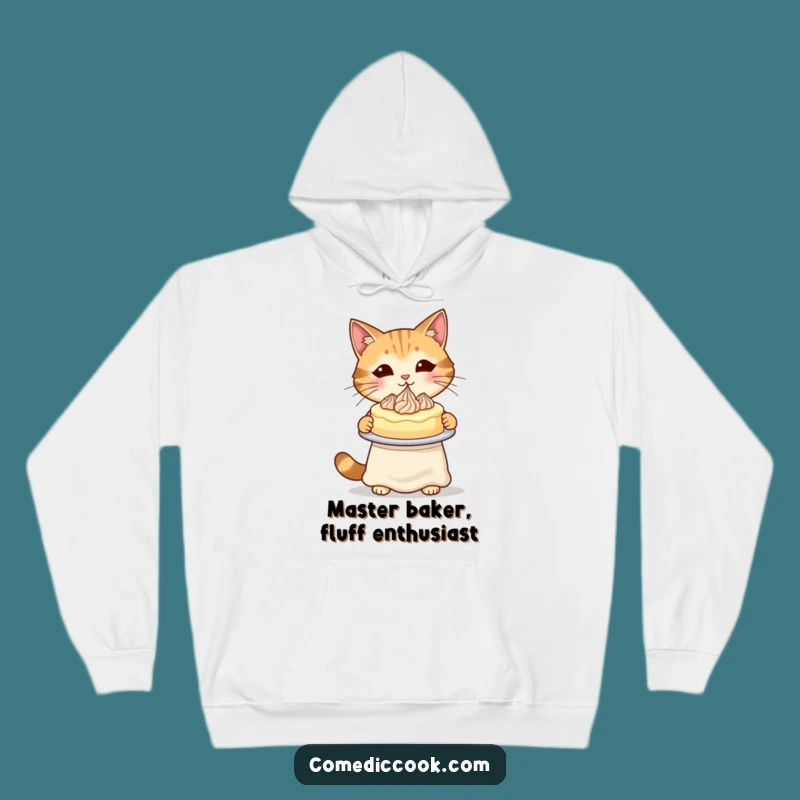 Funny Cat Baker Hoodie: Cozy Up with This Adorable Pastry-Inspired Design