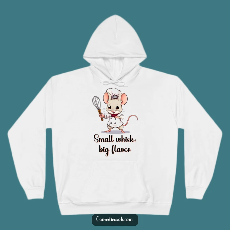 Funny Mouse Chef Hoodie: Brave Whisk Warrior, Warm & Hilarious Gift