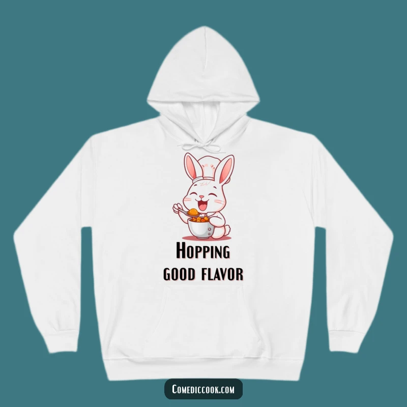 Funny Rabbit Chef Hoodie: Cozy Up with Culinary Cheer