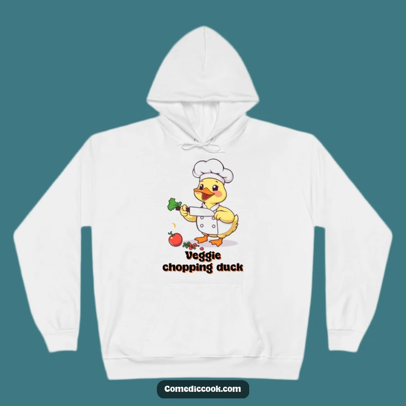 Funny Duck Chef Hoodie: Stay Cozy with Culinary Energy and Chuckles!