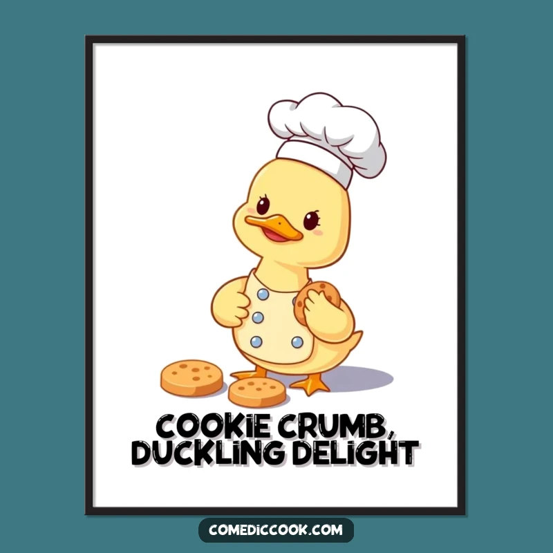 Smiling Duckling Chef Printable Wall Art - Free Printable Sweet Decor Download