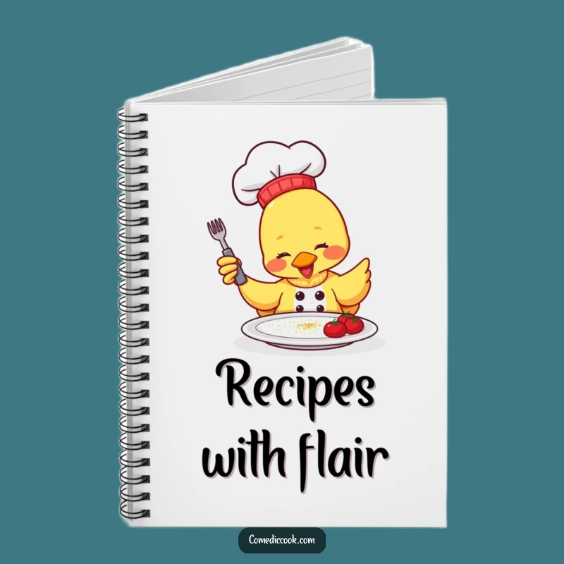 Funny Duck Chef Notebook: Jot Down Recipes with This Hilarious Funny Gift!