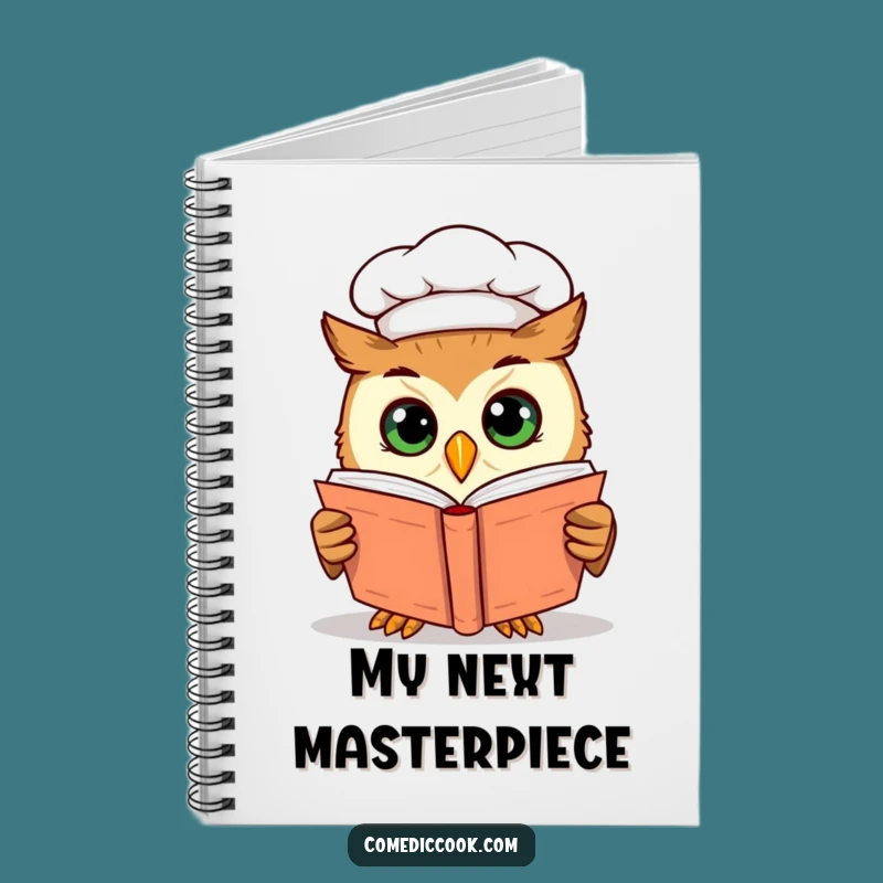 Funny Owl Chef Notebook: Jot Down Culinary Insights