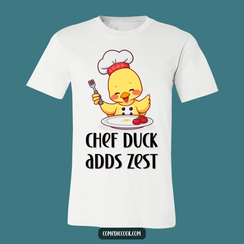 Funny Duck Baker T-Shirt: Seasoned with Style's Hilarious Funny Gift!