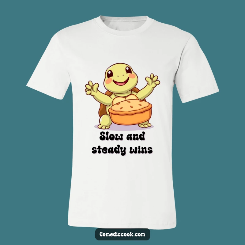Funny Turtle Baker T-Shirt: Humorous Gift for Patient Bakers