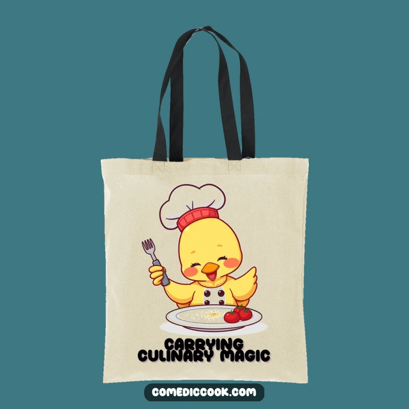 Funny Duck Baker Tote Bag: Carry Your Goodies with This Funny Gift!