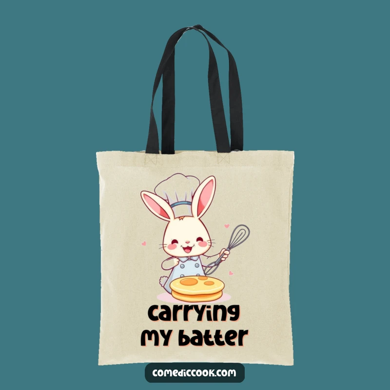 Funny Bunny Chef Tote Bag: Carry Your Kitchen Fun Anywhere