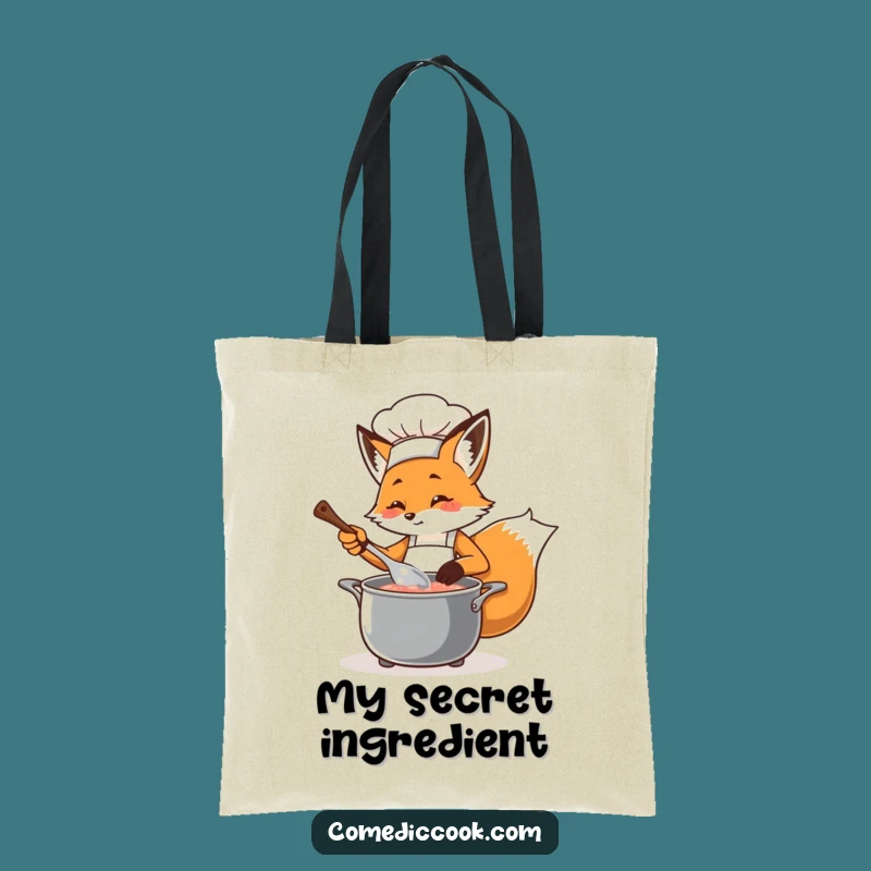 Funny Fox Chef Tote Bag: Carry Your Culinary Charm